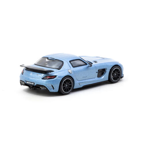  Tarmac Works 車仔 1/64 平治 SLS AMG Coupé Black Series Matte Blue - GLOBAL64