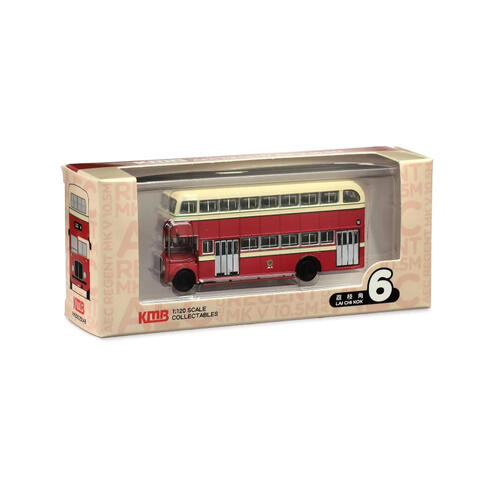 KMB九巴 1:120模型 - AEC 麗晶五型巴士十點五米 (路線6)