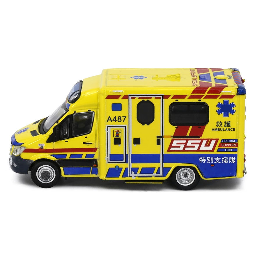 Tiny ミニカー 香港消防局災害現場救護ユニット AMBULANCE Tiny ミニカー 香港消防局災害現場救護ユニット AMBULANCE