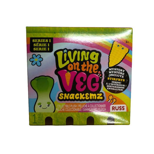 Living On The Veg 3" Soft Toy - Assorted