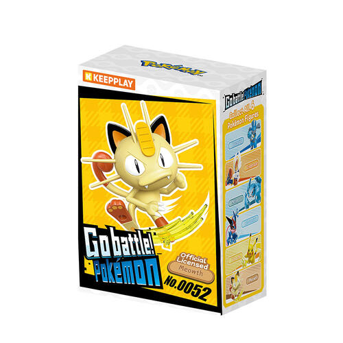 Qman Keepplay Pokemon Battle Series Wave 1 Meowth