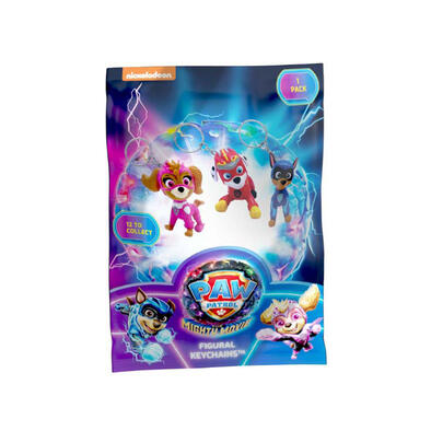 Paw Patrol The Mighty Movie Figure Keychains 1 Pack Figure Blind Bag - Assorted