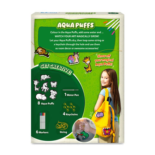 Skillmatics Aqua Puffs Animals 3D Art Kit