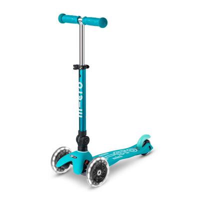 Micro Mobility 迷你魔法感控燈滑板車 湖水藍