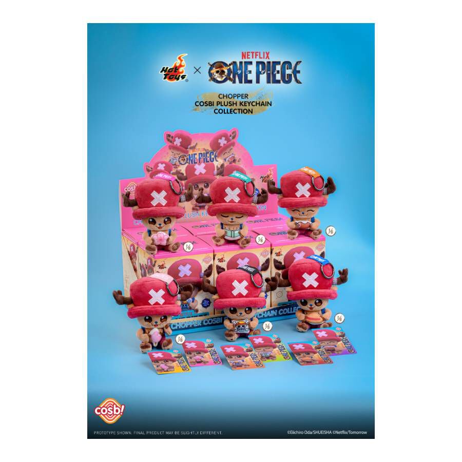 Hot Toys x One Piece Chopper Plush Keychain Collection Blind Box