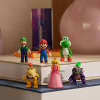  The Super Mario Galaxy Movie 1.5 Inch Figures with Star Launcher - Assorted (1 Pc)