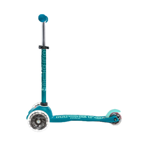 Micro Mobility 【升級閃轆版】 迷你 滑板車 湖藍色