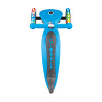 Globber高樂寶 發光折疊滑板車 (天藍色)