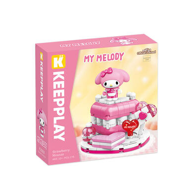 Qman My Melody 草莓慕斯造型積木