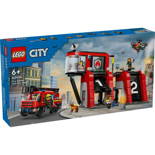 LEGO City Fire Station with Fire Truck 60414