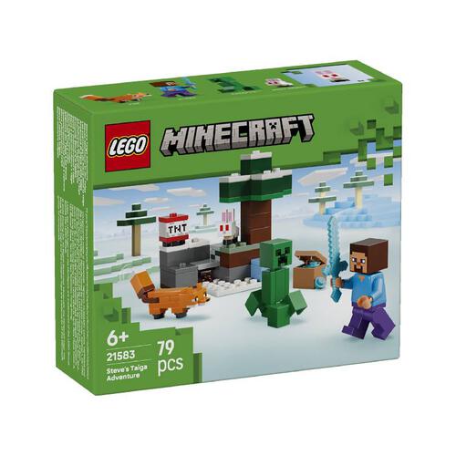 LEGO樂高創世神系列 史提夫的針葉林地大冒險 21583