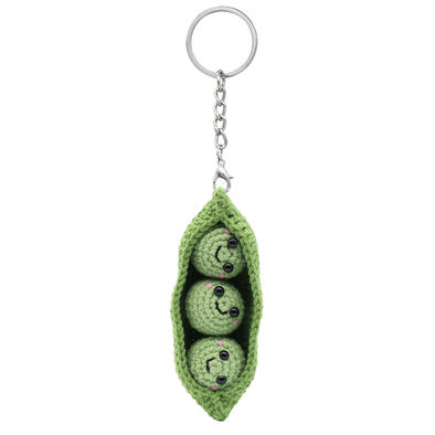 playpop Crochet Keychain Peas - Green