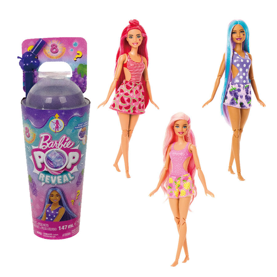 Barbie Pop Color Reveal Juicy Fruits Series 4 Assorted Toys