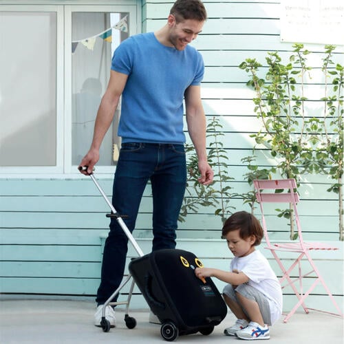 Micro Eazy 兒童行李箱 - 黑色