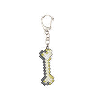 Minecraft Metal Keychains 6 Pcs Pack