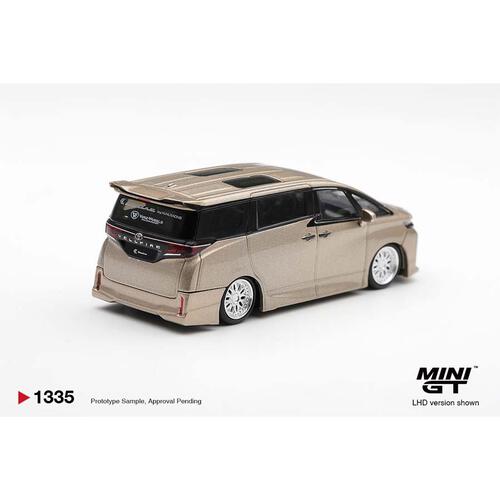 (網店預購) MINI GT Toyota Vellfire 40 KUHL Gold Metallic/ Blister Packaging (預計2026年10月發貨)