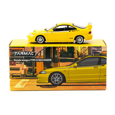 Tarmac Works 1/64 Honda Integra Type R Dc2 Mugen Sunlight Yellow - Global64