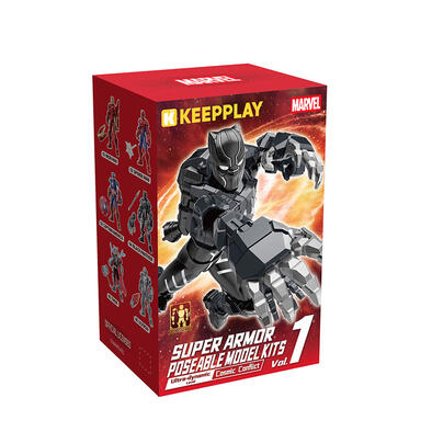 Qman Keepplay Marvel 黑豹造型積木
