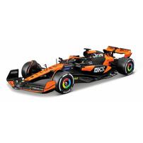 Bburago 1:24 Mclaren Mcl38 with Driver Figure #4/#81  - Assorted (1 Pc)
