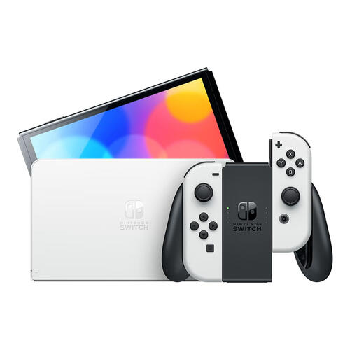 Nintendo Switch (OLED) Console White Joy-Con