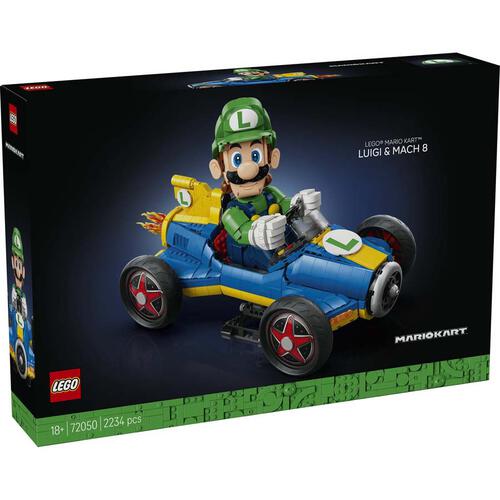 LEGO樂高超級瑪利歐系列 瑪利歐賽車 路易吉＆G力量