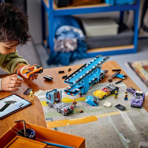 LEGO樂高城市系列 汽車運輸車和跑車 60408