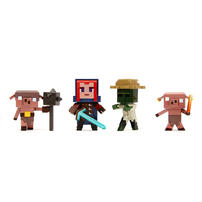 Minecraft 2.5" Metal Figures 4 Pcs Pack (Single Pack) - Assorted
