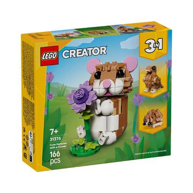 LEGO樂高創意系列 可愛倉鼠和花朵 31376