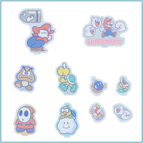 Super Mario超級瑪利歐 貼紙套裝 敵人款