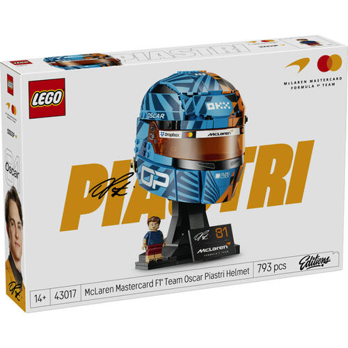 LEGO Editions McLaren Mastercard F1 Team Oscar Piastri 頭盔