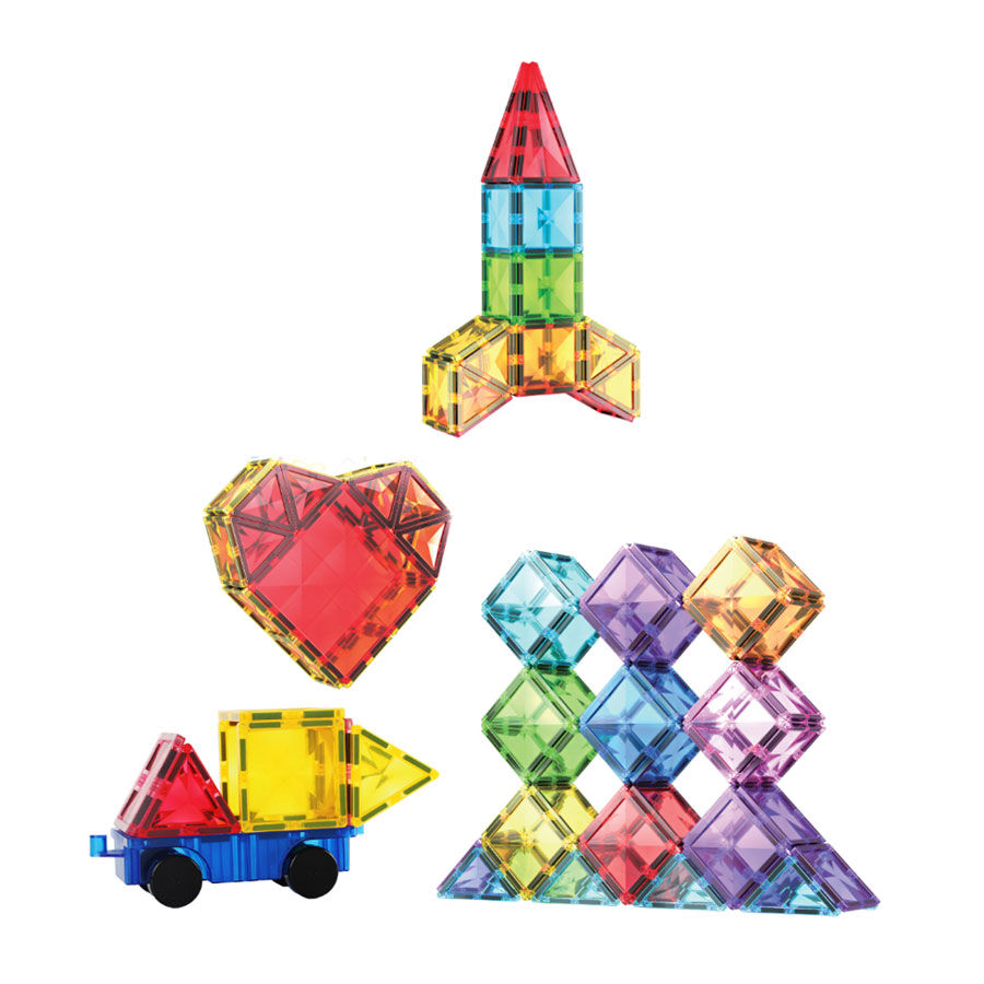 PicassoTiles 80 Piece Magnetic Building Block Set w Car Toys R Us Hong Kong