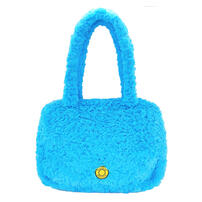 Fuggler Gaptooth McGoo Suede Handbag Blue