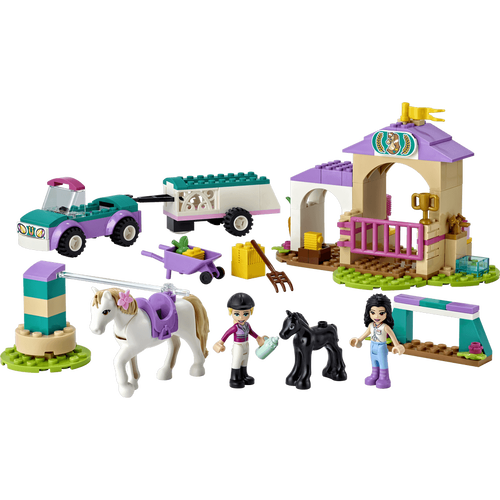 LEGO樂高好朋友系列 馬術訓練和運馬拖車 41441