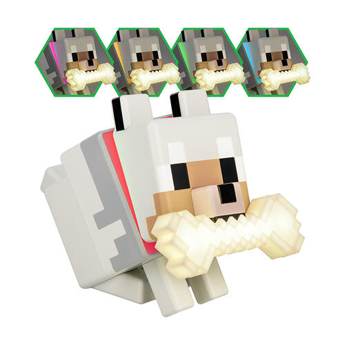 Paladone GloBuddies Minecraft Wolf Light