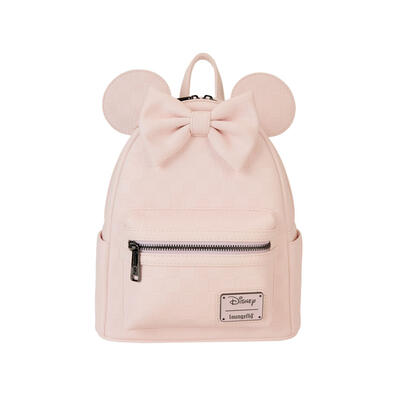 Loungefly 迪士尼米妮經典粉紅色迷你背囊