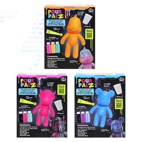 Pour PalZ Large Neon Paint Character - Assorted (1 Pc)