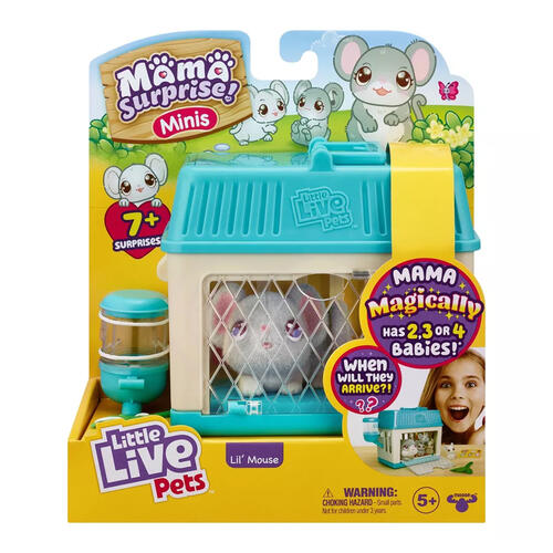 Little Live Pets Mama Surprise S2 Mini Playset Lil Mouse