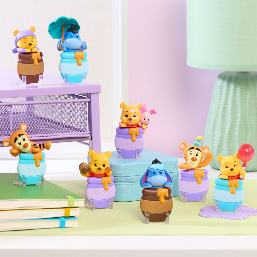 Disney Winnie the Pooh Attachmeez Collectible Mini Figure - Blind