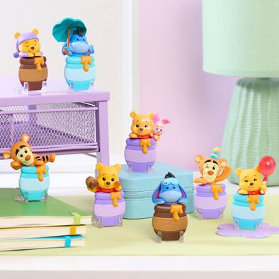 Disney Winnie the Pooh Attachmeez Collectible Mini Figure - Blind Box (1 Pc)