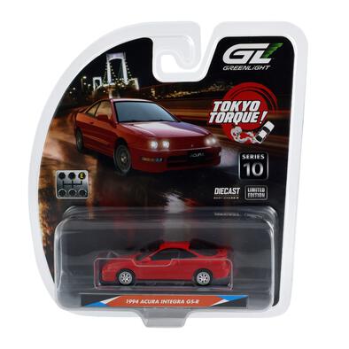 GreenLight 1994 Acura Integra GS-R with Custom Wheels - Milano Red - Tokyo Torque