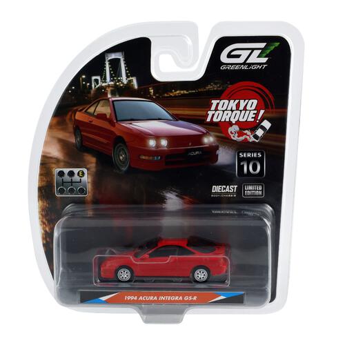 GreenLight 1994 Acura Integra GS-R with Custom Wheels - Milano Red - Tokyo Torque