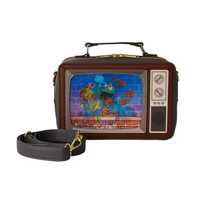 Loungefly 芝麻街立體復古電視斜孭袋