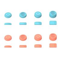 手掣搖桿帽 - 紅藍