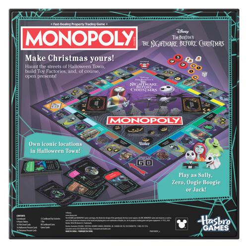 Monopoly Disney Tim Burton's the Nightmare Before Christmas