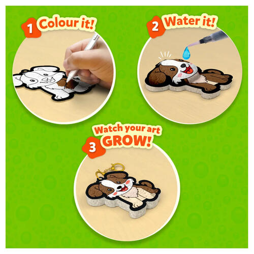 Skillmatics Aqua Puffs Animals 3D Art Kit