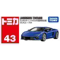 Tomica Diecast No.43 Lamborghini Temerario Blue (1st Edition)