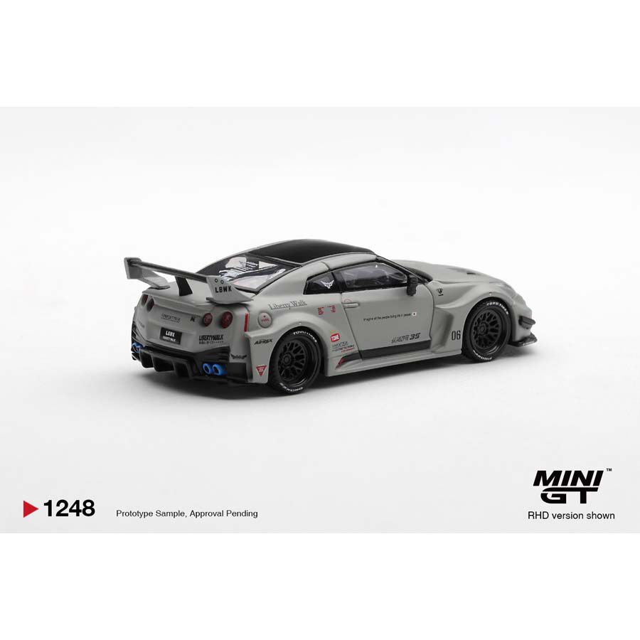 MINI GT Nissan Lb-Silhouette Works Gt 35Gt-Rr Ver.1 Matt Grey Lhd