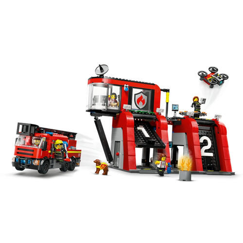 LEGO City Fire Station with Fire Truck 60414