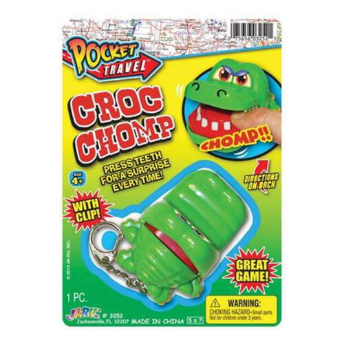 Ja-Ru Pocket Travel Croc Chomp