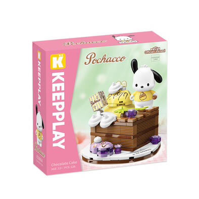 Qman Pochacco 朱古力蛋糕造型積木